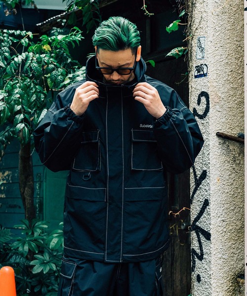 「Subciety」 マウンテンパーカー X-LARGE ブラウン メンズ_画像4