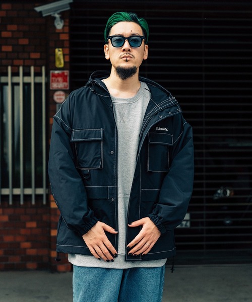 「Subciety」 マウンテンパーカー X-LARGE ブラウン メンズ_画像6