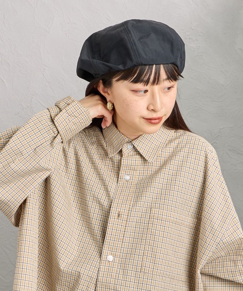 MARINE SERRE（マリーンセル） 帽子 ベレー帽 MOON LOGO FELTED WOOL