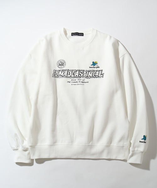 「Mark Gonzales」 スウェットカットソー M ベージュ メンズ_画像7