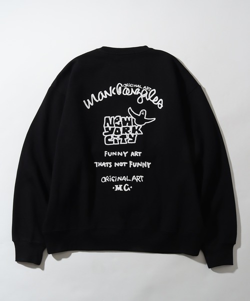 「Mark Gonzales」 スウェットカットソー M ベージュ メンズ_画像8