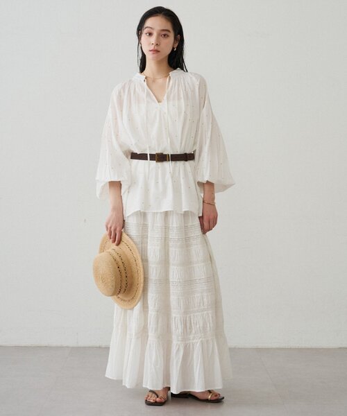 Loungedress（ラウンジドレス） ブラウス シャツ 「INDIA」スキッパー