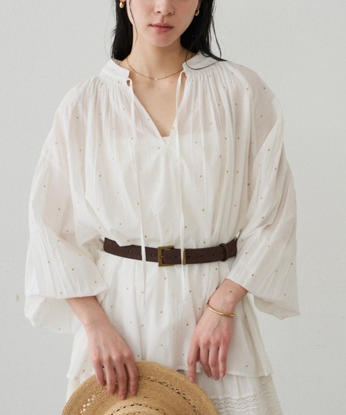 Loungedress（ラウンジドレス） ブラウス シャツ 「INDIA」スキッパー