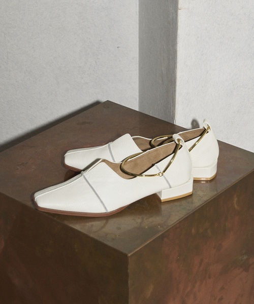 「GRISE」 シューズ 23cm アイボリー レディースの画像
