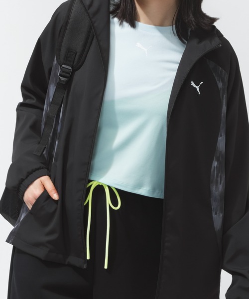 プーマジャンパー PUMA（プーマ） ブルゾン ジャンバー クロス AOP JKT レディース
