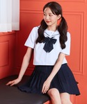コスプレ 「制服コスプレ3点セット」ホワイト×...の詳細画像2