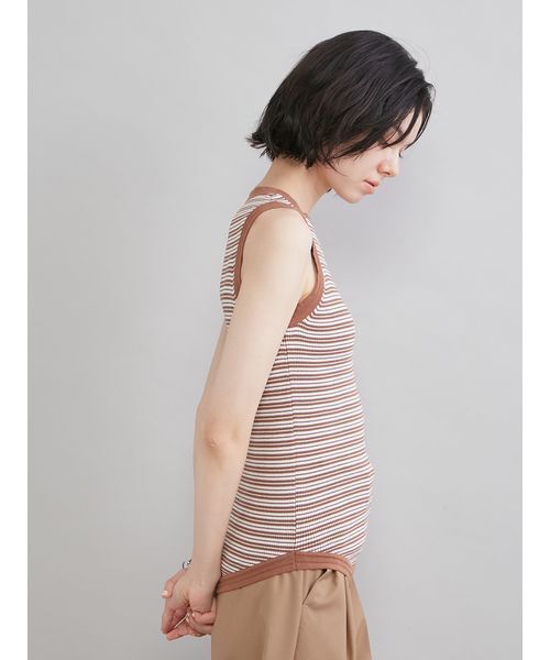 Mila Owen（ミラオーウェン） タンクトップ ノースリーブ UVケアアメ