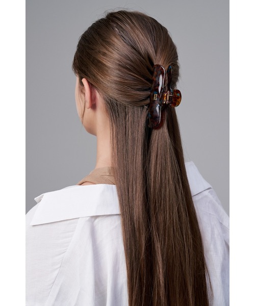 WHITE SANDS ヘアクリップ アセテート クラシック ヘアクリップ