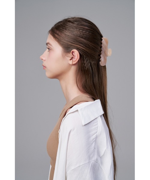 WHITE SANDS ヘアクリップ アセテート クラシック ヘアクリップ