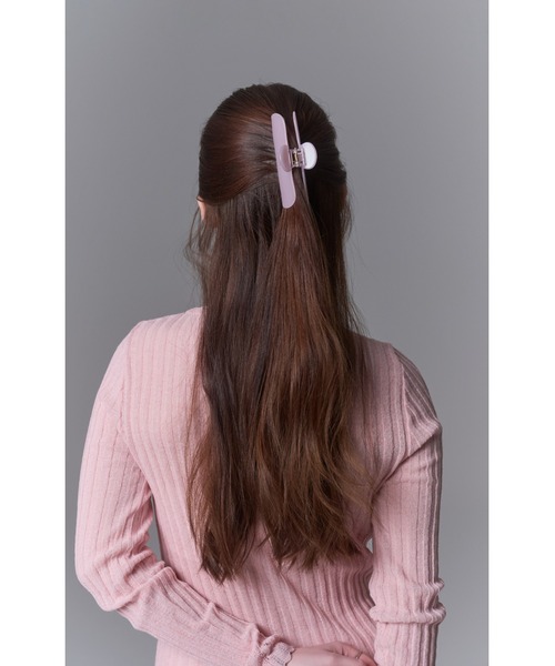 WHITE SANDS ヘアクリップ アセテート クラシック ヘアクリップ