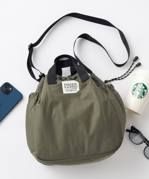 「FREDRIK PACKERS」 2WAYバッグ FREE グレー レディース_画像8