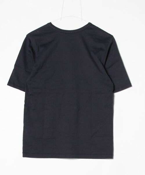「ATON」 半袖Tシャツ 02 ネイビー レディース_画像2