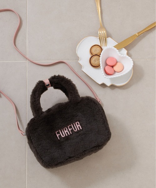 「FURFUR」 2WAYバッグ FREE チャコールグレー レディース
