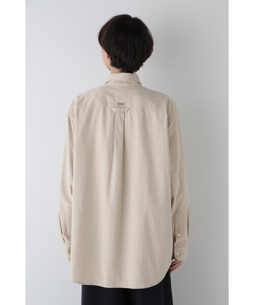 「human woman」 長袖シャツ「PARROTT CANVASコラボ」 MEDIUM ブルー レディースの画像