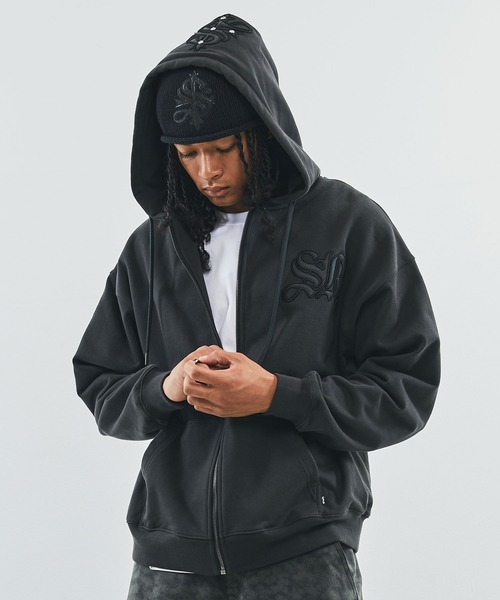 Supplie ブラック ジップアップパーカー Sサイズ SUPPLIER」 ジップアップパーカー M ブラック メンズ 【公式通販】