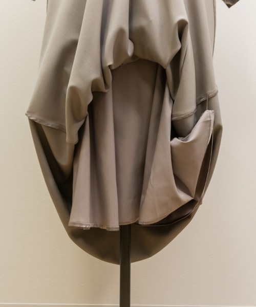 「CLETTE」 7分袖ワンピース LL ネイビー レディース_画像7
