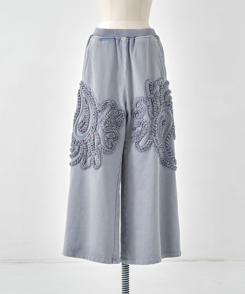 スウェットパンツ ジャージ 「TAAKK/ターク」Sweat Wide Pants/スウェットワイドパンツ/ウォッシャブル レディース