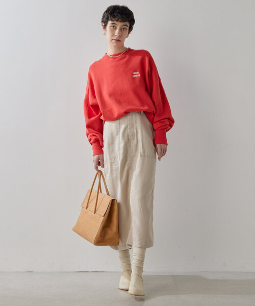 「Whim Gazette」 ロングスカート 38 カーキ レディース_画像7