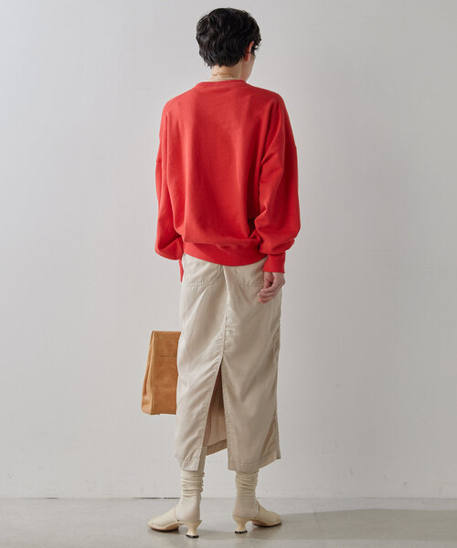 「Whim Gazette」 ロングスカート 38 カーキ レディース_画像9