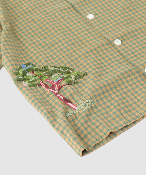 シャツ mii (ミイ) CHECK EMBROIDERED SHIRT メンズ レディースの画像