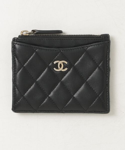 CHANEL シャネル　フラグメントケース　ケース　ラムスキン CHANEL（シャネル） ラムスキンフラグメントケース - ブラック