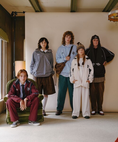「FREAK'S STORE」 「UMBRO」ジャージブルゾン SMALL ブラウン レディース_画像5