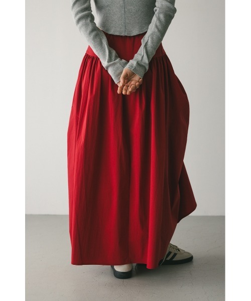 「STYLEMIXER」 ロングスカート SMALL レッド レディース_画像6