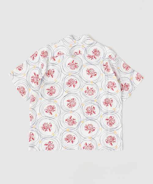 SUN SURF アロハシャツ シャツ 半袖 / サンサーフ ”DRAGON GRID”S/S