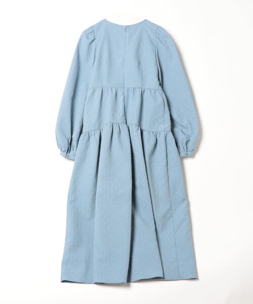 「Ray BEAMS」 長袖ワンピース 0 ライトブルー レディース_画像2