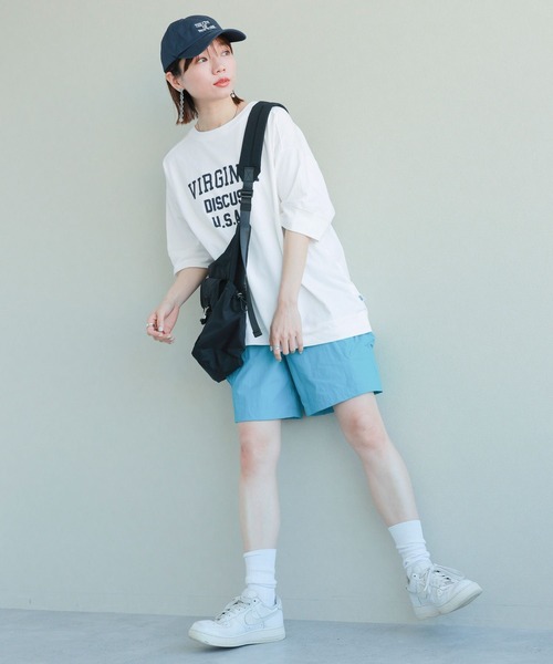 「DISCUS ATHLETIC」 半袖Tシャツ FREE ホワイト レディース_画像7