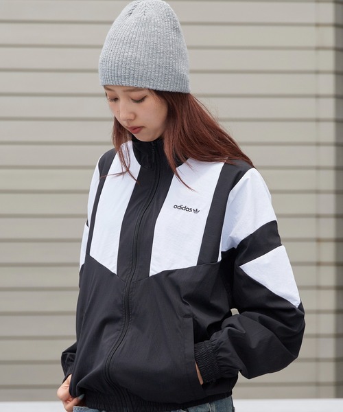 アディダス　 トラックジャケットトラックトップ　クロップド丈ブルゾン adidas（アディダス） ブルゾン アウター M BLOCKED TRACKTOP ブロック