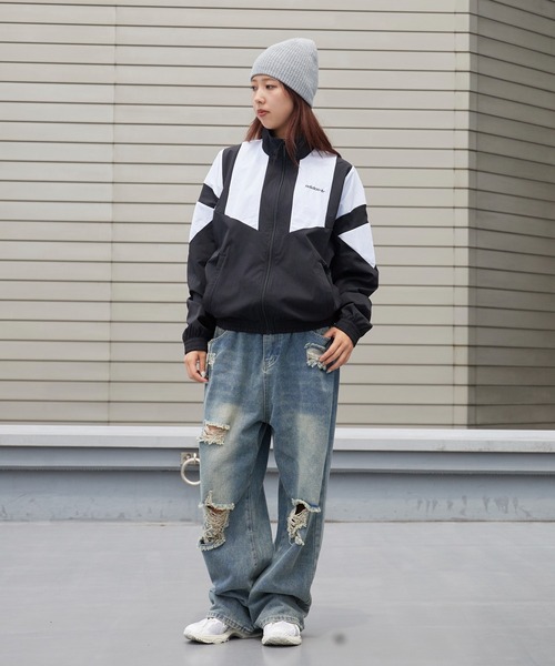 adidas（アディダス） ブルゾン アウター M BLOCKED TRACKTOP ブロック