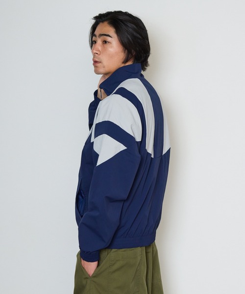アディダスオリジナルス トラックトップ トラックジャケット ブルー M adidas（アディダス） ブルゾン アウター M BLOCKED TRACKTOP ブロック