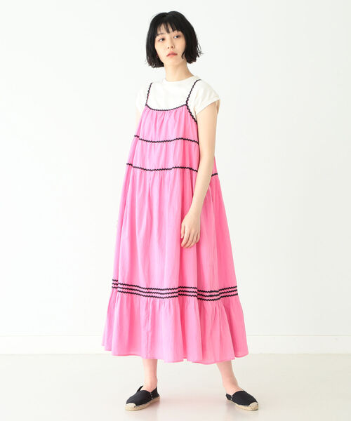 即発送可能 ワンピース Trepied Beams Boy テープ キャミソール ドレス 正規店仕入れの Technet 21 Org