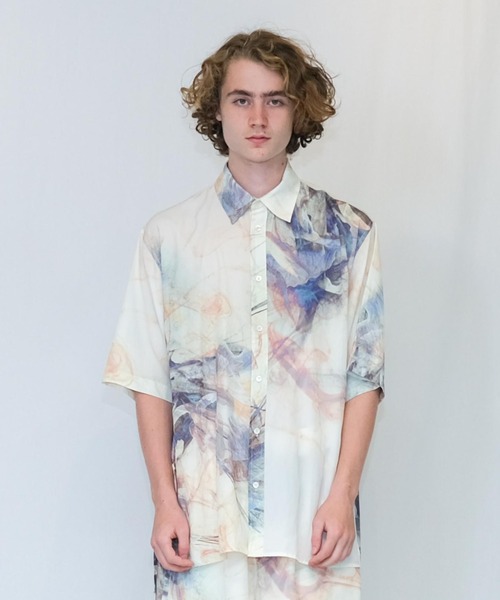 2022得価 シャツ ブラウス wizzard/ウィザード/H/S PRINT SLIT SHIRTS ZOZOTOWN PayPayモール店 - 通販 - PayPayモール 在庫好評