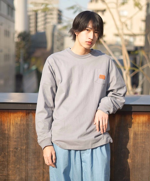 RVCA（ルーカ） tシャツ メンズ CHAINMAIL POCKET LT ロングスリーブT 
