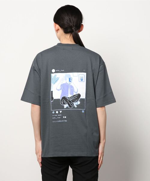 anz出品 a.v.v シャツ 「洗濯機で洗える」メッシュニットダークフラワー