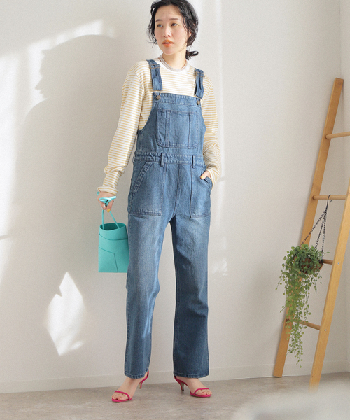 B.C STOCK サロペット オーバーオール フレアdenim : ZOZOTOWN