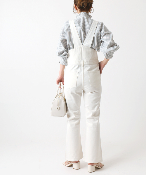B.C STOCK サロペット オーバーオール フレアdenim : ZOZOTOWN