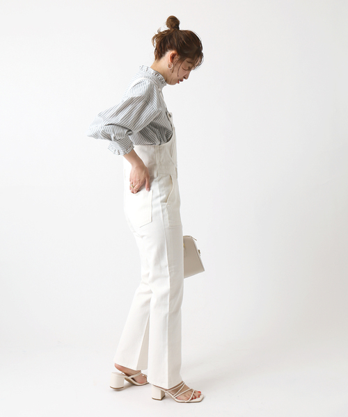 B.C STOCK サロペット オーバーオール フレアdenim : ZOZOTOWN