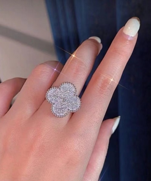 COO+i（クーイ） 指輪 リング クローバーデザインリング レディース