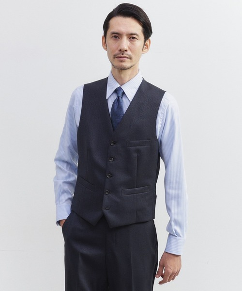TAKEO KIKUCHI（タケオキクチ） スーツ ベスト 「Made in JAPAN」矢絣