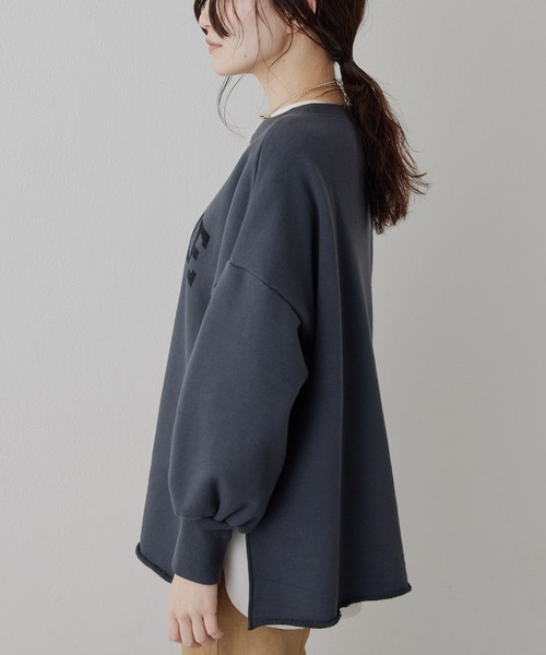 Whim Gazette（ウィム ガゼット） トレーナー スウェット フロッキー