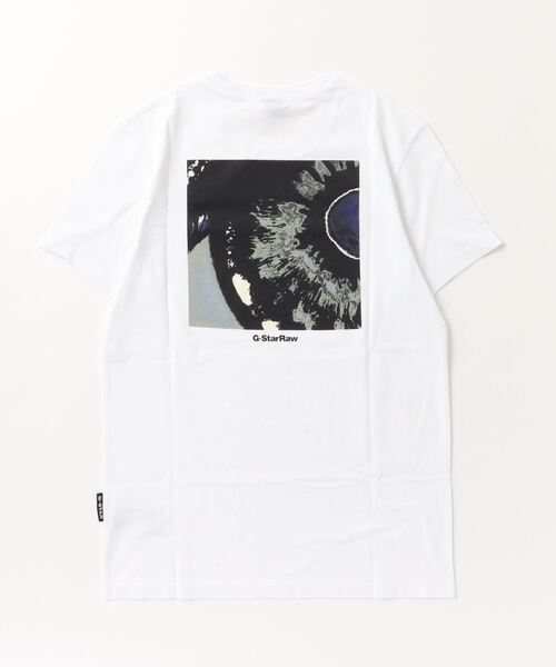 送料込★G-Star★Back Photo Print Regular Fit Tシャツ G-STAR RAW tシャツ BACK PHOTO PRINT T-SHIRT/フォトT/ロゴT