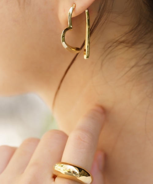 ピアス ハートフープピアス レディース : ZOZOTOWN Yahoo!店