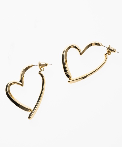 ピアス ハートフープピアス レディース : ZOZOTOWN Yahoo!店