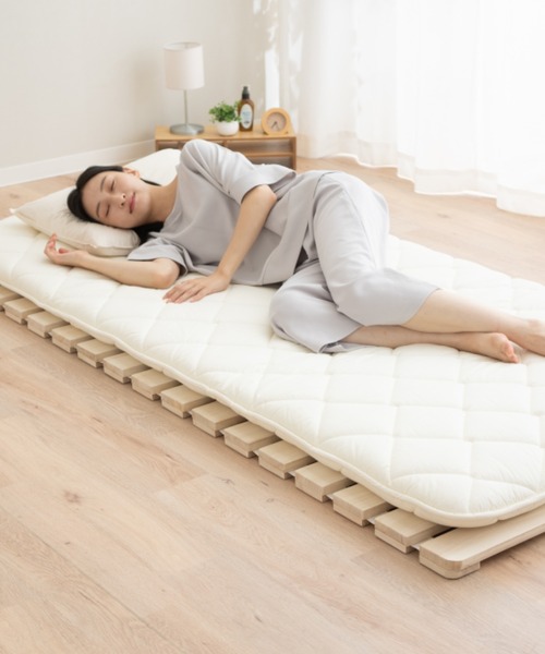 EMOOR（エムール） ベッド 寝具 極厚3.5cm 高耐久 すのこロールマット 