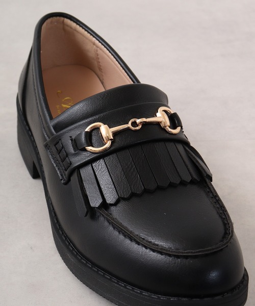 AAA+（サンエープラス） ローファー キルトタッセル ビットローファー