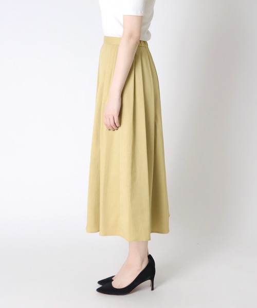 Jines（ジネス） スカート タックフレアースカート : ZOZOTOWN Yahoo