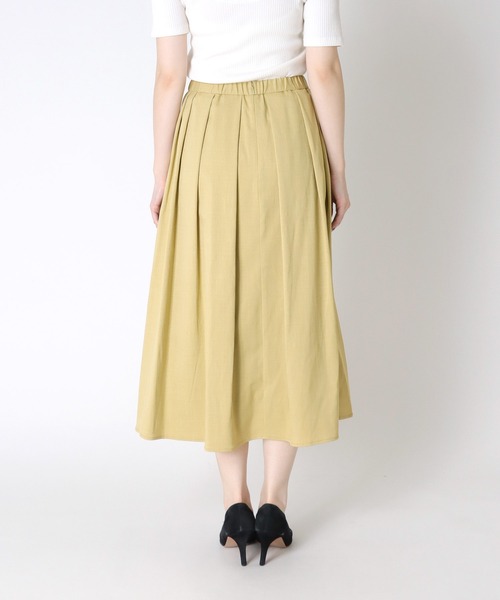 Jines（ジネス） スカート タックフレアースカート : ZOZOTOWN Yahoo